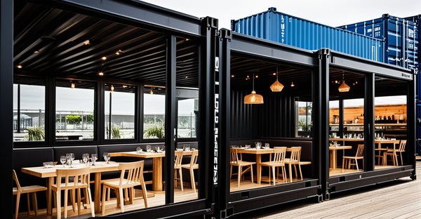 Construction de restaurants en containers : une idée innovante